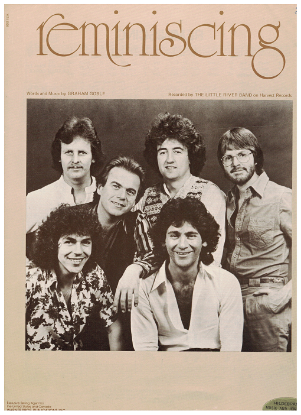 Picture of Reminiscing, Graham Goble, recorded by The Little River Band, sheet music