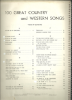 Picture of 100 Great Country & Western Songs Vol. 1, sheet music songbook