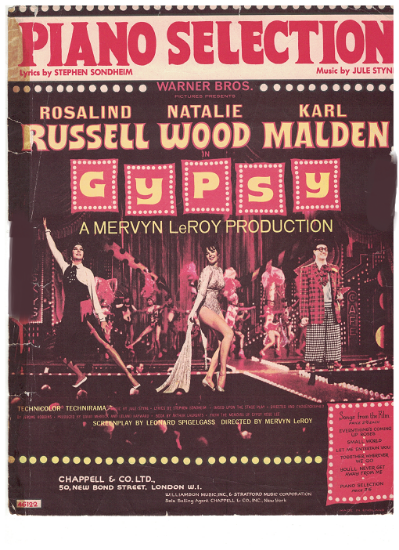 Picture of Gypsy (British Edition), Stephen Sondheim & Jule Styne, arr. Felton Rapley, piano solo selections