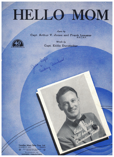Picture of Hello Mom, Arthur V. Jones/ Eddie Dunstedter/ Frank Loesser