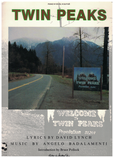 Picture of Twin Peaks, TV show selections, David Lynch & Angelo Badalamenti, sheet music songbook