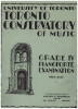 Picture of 1935, Royal Conservatory of Music, Grade  4 Piano Exam Book, 1935 Edition, University of Toronto, sheet music folio