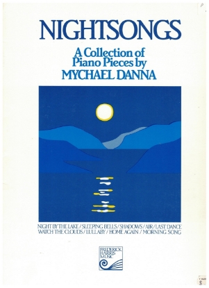 Picture of Nightsongs, Mychael Danna, piano solo sheet music folio, out of print, collectible