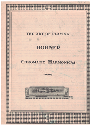 Picture of The Art of Playing Hohner Chromatic Harmonicas, instructional songbook