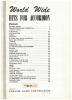Picture of World Wide Hits for Accordion, edited Galla-Rini/ Hugo Frey/ Pietro Deiro, advanced accordion solos, sheet music folio, coil bound, out of print, rare