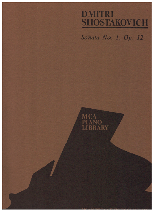 Picture of Dmitri Shostakovich, Piano Sonata No. 1 Opus 12 in d minor, sheet music