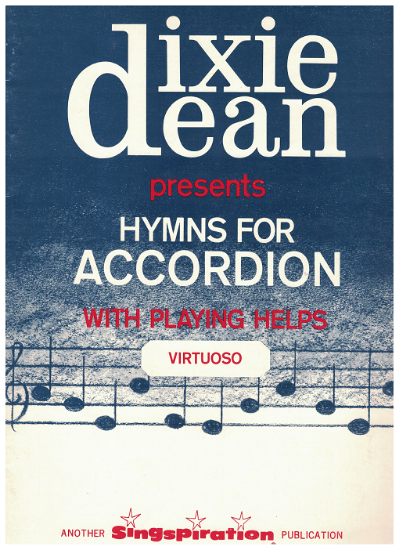 Picture of Dixie Dean, Hymns for Accordion, Virtuoso version, sacred sheet music folio