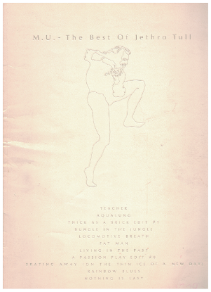 Picture of M. U. - The Best of Jethro Tull, sheet music songbook
