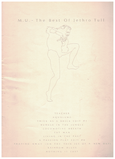 Picture of M. U. - The Best of Jethro Tull, sheet music songbook