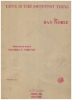 Picture of Love is the Sweetest Thing, Ray Noble, paraphrased for piano solo by Maurice C. Whitney, piano solo sheet music