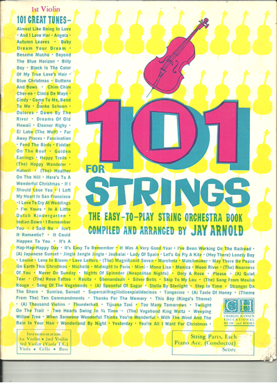 Picture of 101 for Strings, 1st violin part only, arr. Jay Arnold