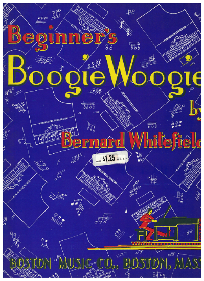 Picture of Beginner's Boogie Woogie, Bernard Whitefield, piano solo, sheet music folio