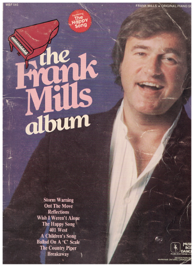 Picture of Frank Mills Album, piano solo folio