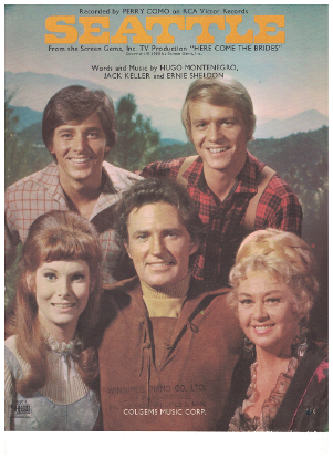 Picture of Seattle, TV show title song, Hugo Montenegro/Jack Keller/Ernie Sheldon, recorded by Perry Como, sheet music