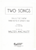 Picture of Falls the Snow, from "Two Songs", H. E. Foster & Walter MacNutt, vocal solo sheet music