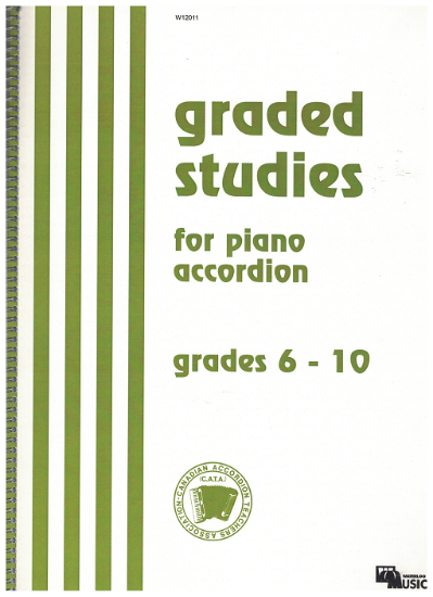 Picture of Graded Studies for Piano Accordion Grades 6 to 10, sheet music folio