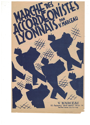 Picture of Marche des Accordeonistes Lyonnais, accordion solo