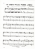 Picture of The Great Waldo Pepper March, movie title song, Henry Mancini, piano solo, sheet music