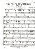 Picture of You Are My Tomorrows Today, theme from movie "Heroes", Carol Connors & Jack Nitzsche, sheet music