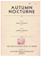 Picture of Autumn Nocturne, Kim Gannon & Josef Myrow, vocal version
