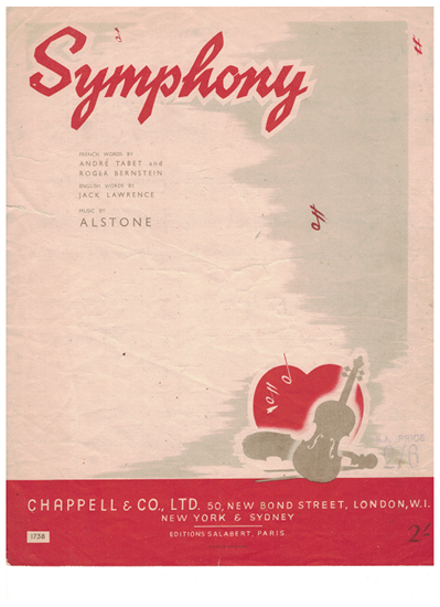 Picture of Symphony, Andre Tabet/ Roger Bernstein/ Alstone