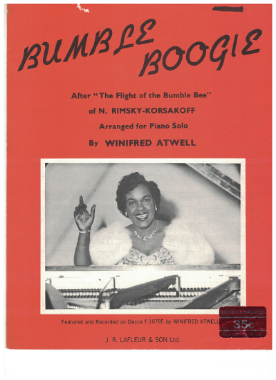 Picture of Bumble Boogie, arr. Winifred Atwell, piano solo sheet music