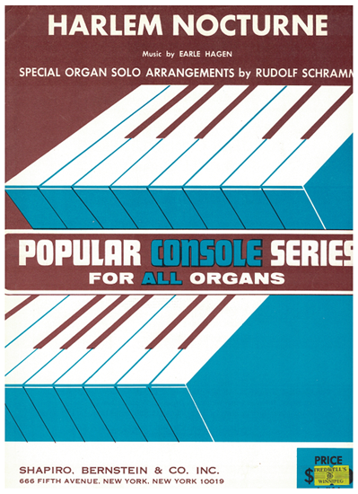 Picture of Harlem Nocturne, Earle Hagen, arr. for organ by Rudolf Schramm