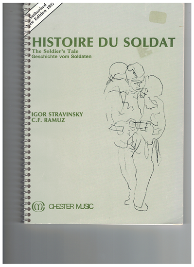 Picture of Histoire du Soldat, Igor Stravinsky, study score
