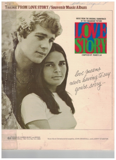 Picture of Love Story Souvenir Music Album, edited John Brimhall & Larry Stanton