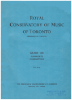Picture of 1962, Royal Conservatory of Music, Grade 8 Piano Exam Book, 1962 Edition, University of Toronto, sheet music folio