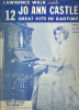 Picture of Lawrence Welk presents Jo Ann Castle, 12 Great Hits in Ragtime, piano solo sheet music folio