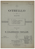 Picture of Othello Piano Suite Op. 79, Samuel Coleridge-Taylor, piano solo songbook