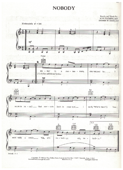 Picture of Nobody, Kye Fleming & Dennis W. Morgan, recorded by Sylvia