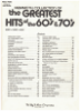 Picture of Mammoth Collection of the Greatest Hits of the 60's & 70's, Mammoth Series No. 24, piano/ vocal/ guitar, sheet msuic songbook