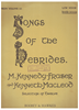 Picture of Songs of the Hebrides Vol. 3 (12 Selected Songs), M. Kennedy Fraser & Kenneth MacLeod, high voice songbook