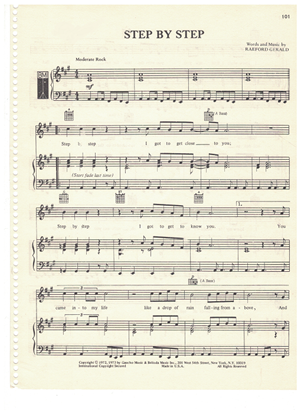 Picture of Step by Step, Raeford Gerald, recorded by Joe Simon