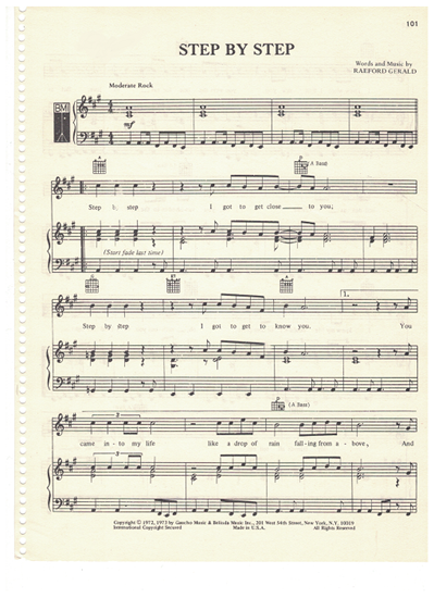 Picture of Step by Step, Raeford Gerald, recorded by Joe Simon