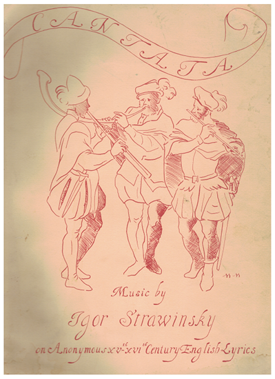 Picture of Cantata, Igor Stravinsky, vocal score