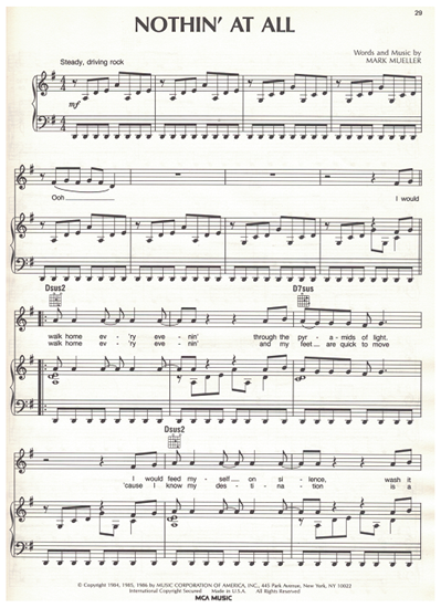 Picture of Nothin' At All, Mark Mueller, recorded by Heart