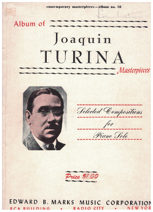 Picture of Album of Joaquin Turina Piano Masterpieces, piano solo, sheet music folio