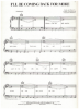 Picture of I'll Be Coming Back for More, Curly Putman & Sterling Whipple, recorded by T. G. Sheppard, sheet music