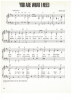 Picture of You Are What I Need, written & recorded by Johnny Cash, sheet music