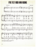Picture of Five Feet High and Rising, written & recorded by Johnny Cash, sheet music