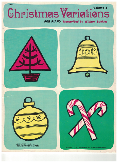 Picture of Christmas Variations for Piano No. 1, arr. William Stickles