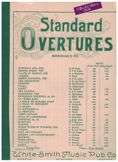 Picture of Zampa Overture, Ferdinand Herold, piano duet