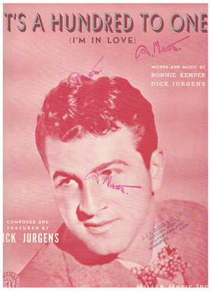 Picture of It's a Hundred to One (I'm in Love), Ronnie Kemper & Dick Jurgens