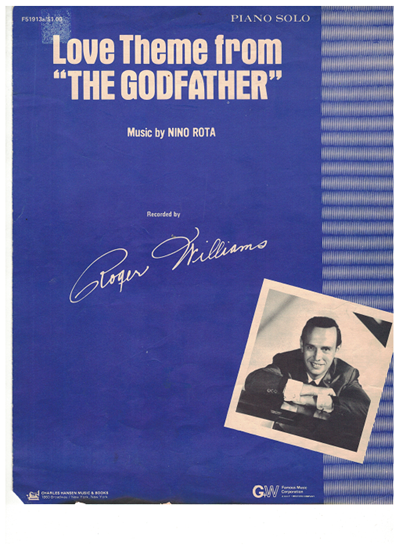 Picture of Love Theme from "The Godfather", Nino Rota, arr. Roger Williams for piano solo