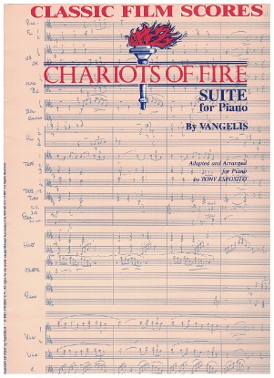 Picture of Chariots of Fire Suite for Piano, Vangelis, arr. Tony Esposito, piano solo, sheet music folio