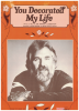 Picture of You Decorated My Life, Bob Morrison & Debbie Hupp, recorded by Kenny Rogers, sheet music