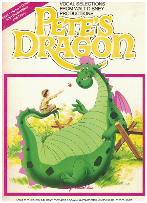 Picture of Pete's Dragon (1984 Edition), Walt Disney Movie, Al Kasha & Joel Hirschhorn, piano vocal selections, sheet music songbook